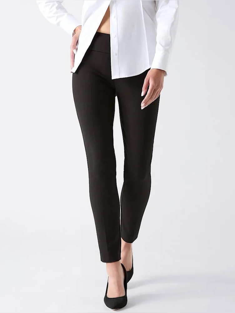 Marciano Black Straight-Leg Pencil Pants